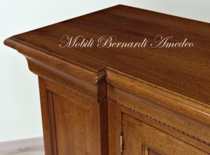 CR66 Solid Walnut Sideboard Central Part Recessed 180 Cm 08